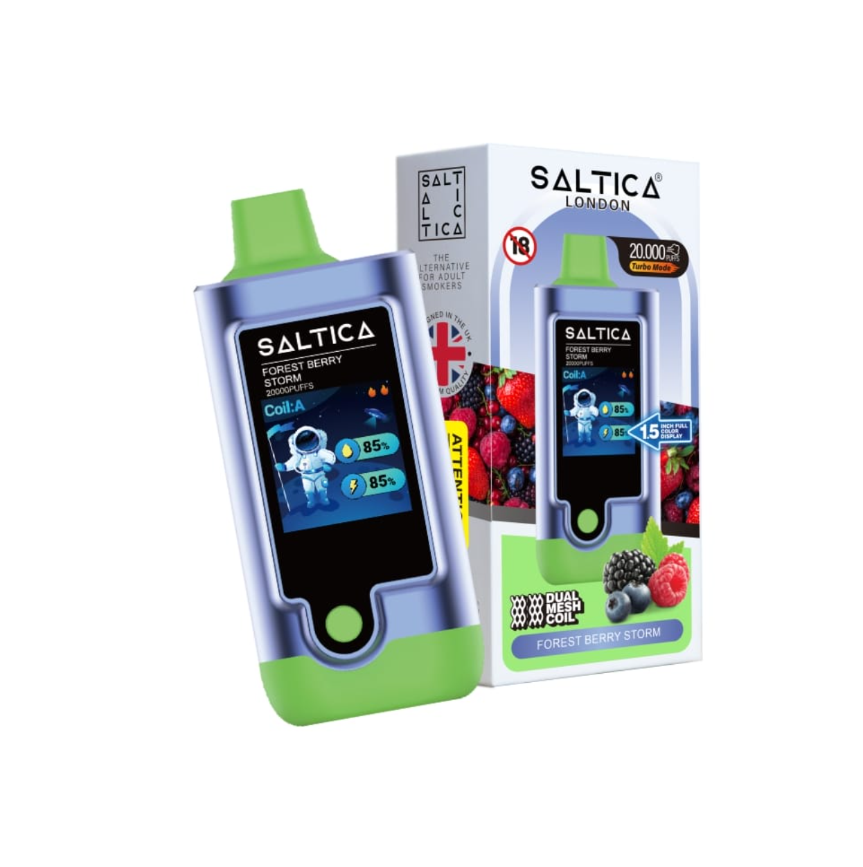 Saltica Digital 20000 Forest Berry Storm