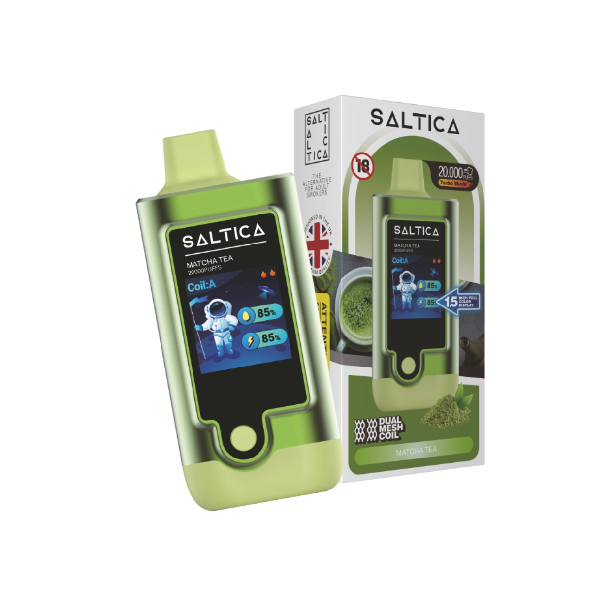 Saltica Digital 20000 Matcha Tea