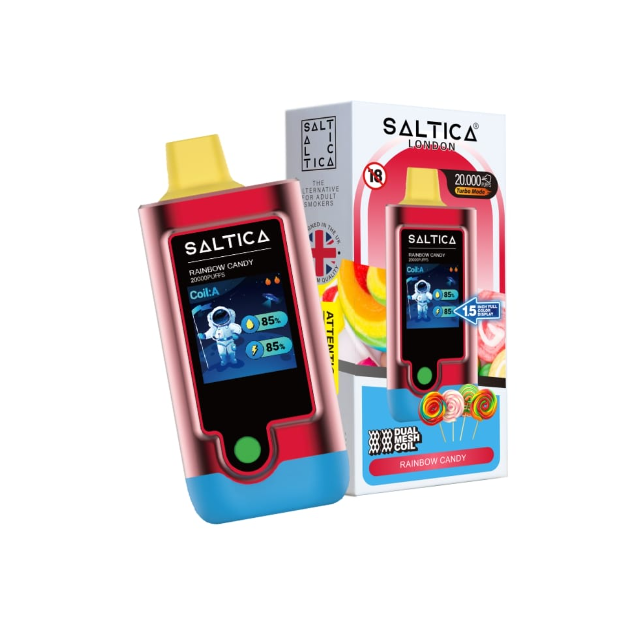 Saltica Digital 20000 Rainbow Candy