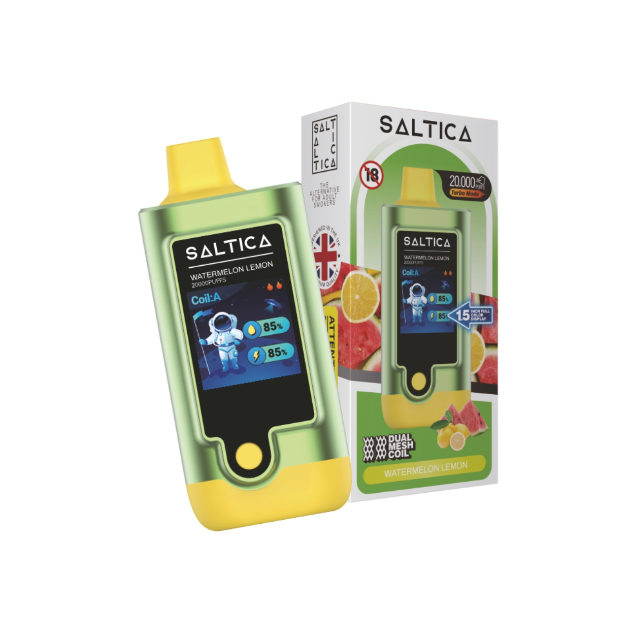 Saltica Digital 20000 Watermelon Lemon