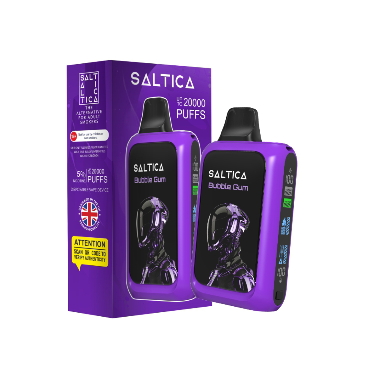 Saltica Cyber 20000 Bubble Gum