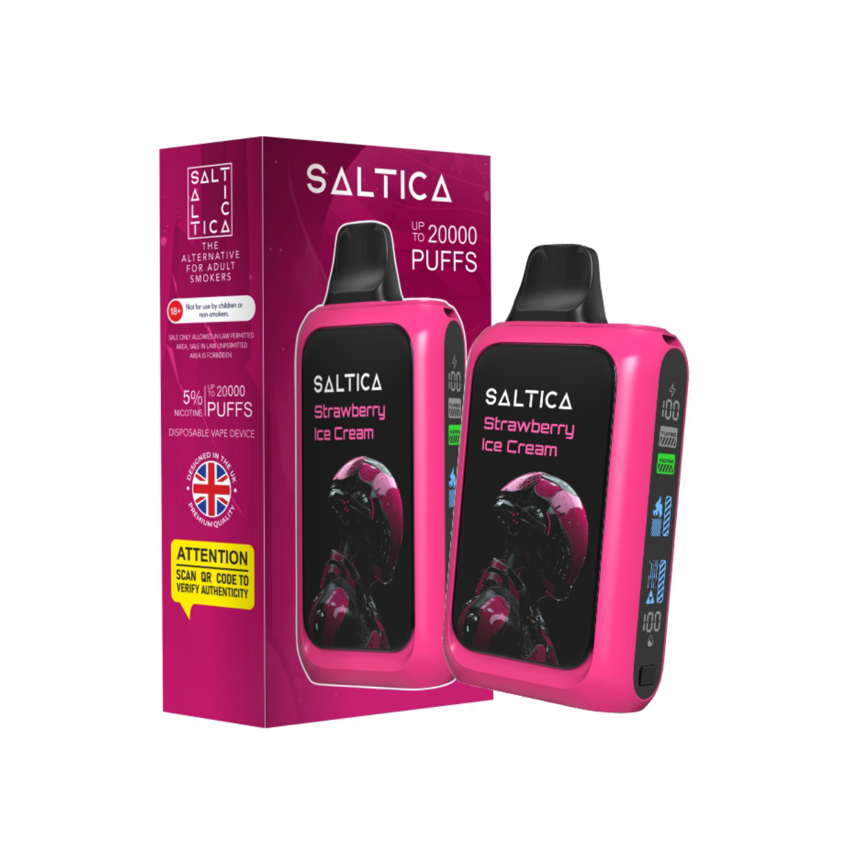 Saltica Cyber 20000 Strawberry Ice Cream