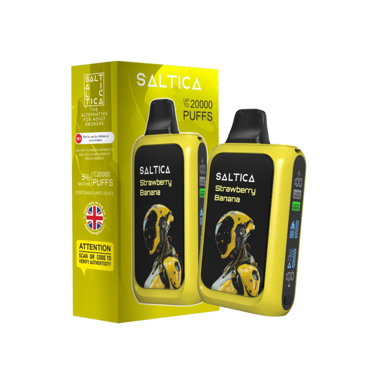 Saltica Cyber 20000 Strawberry Banana