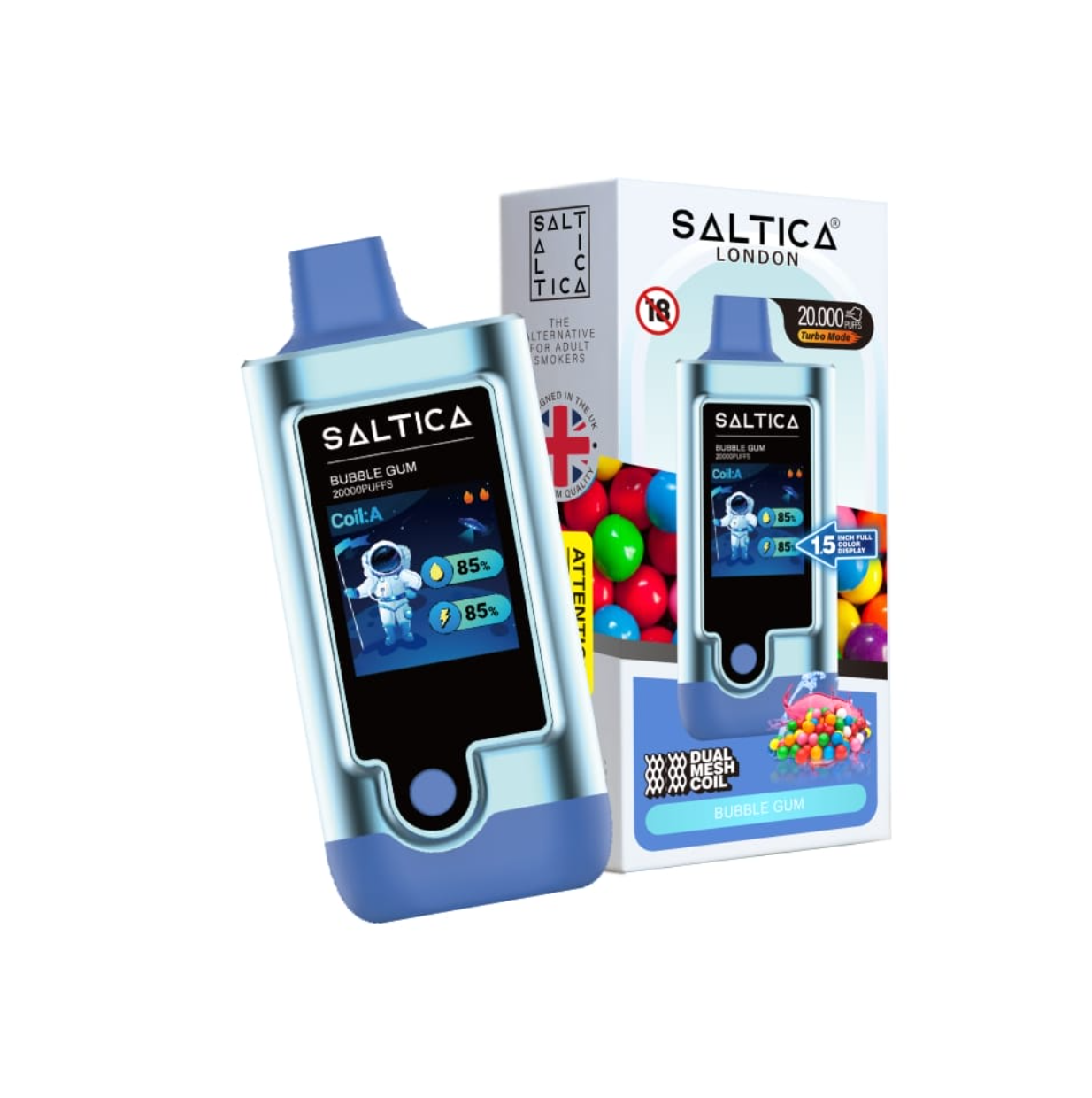 Saltica Digital 20000 Bubble Gum