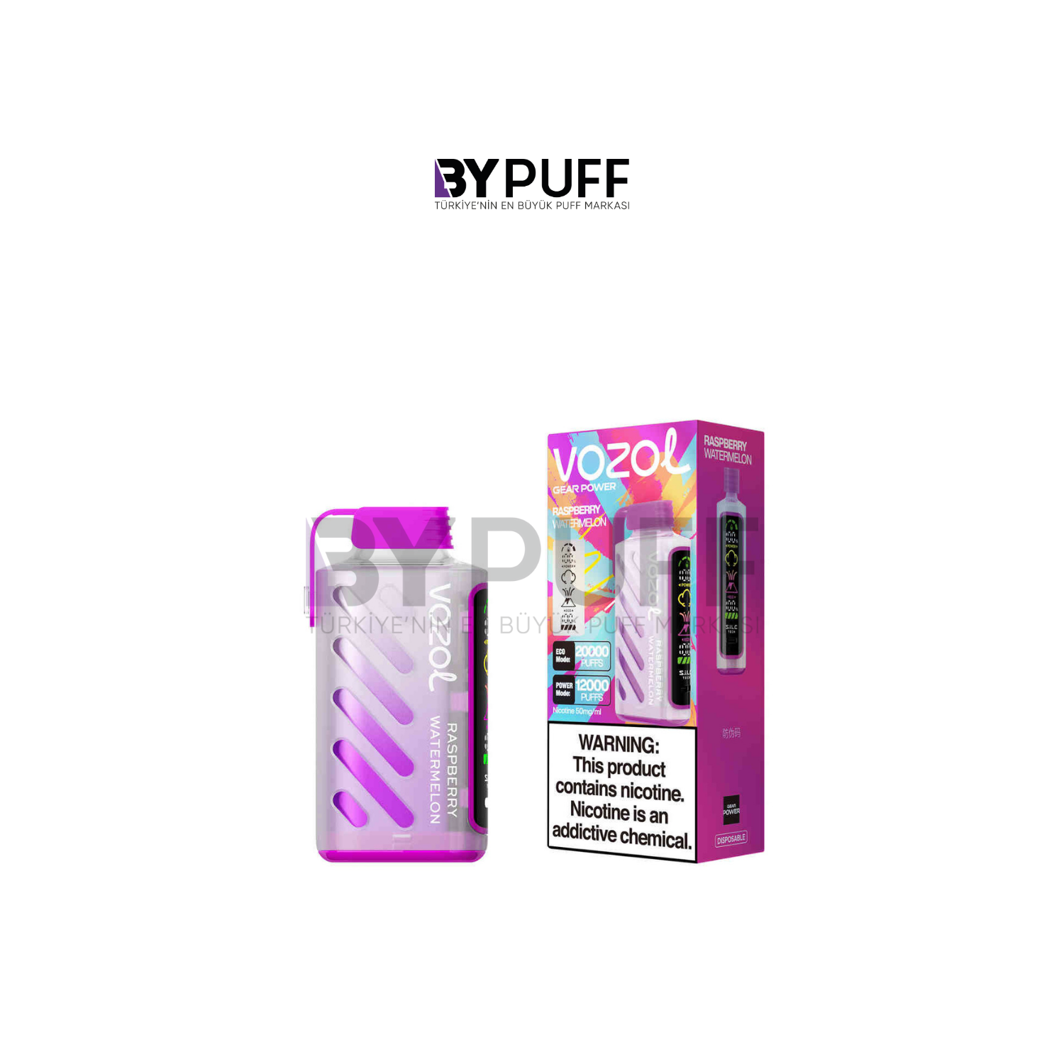 Vozol Gear Power 20000 Raspberry Watermelon