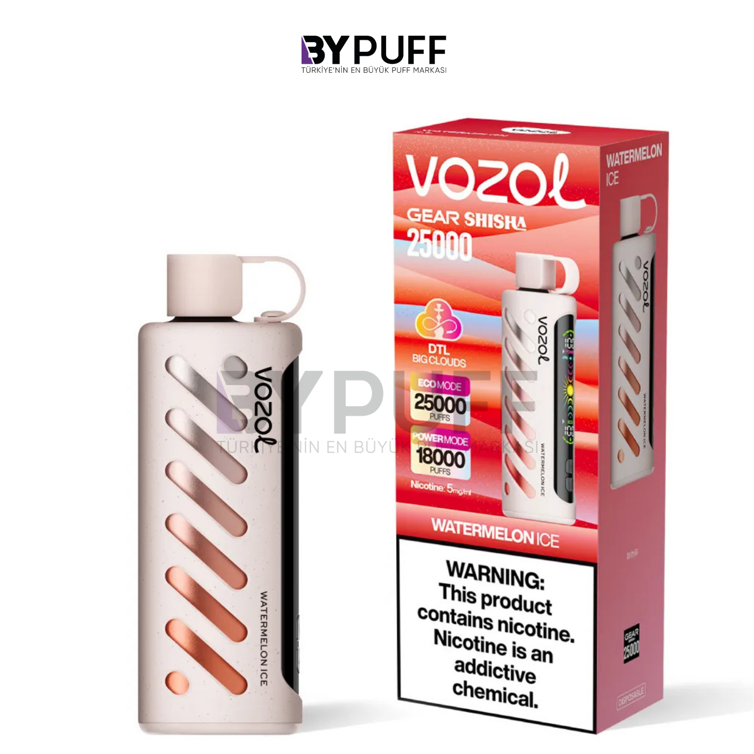 Vozol Gear Shisha 25000 Watermelon Ice