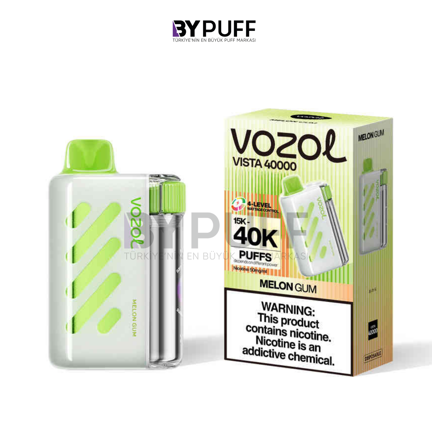 Vozol Vista 40000 Melon Gum