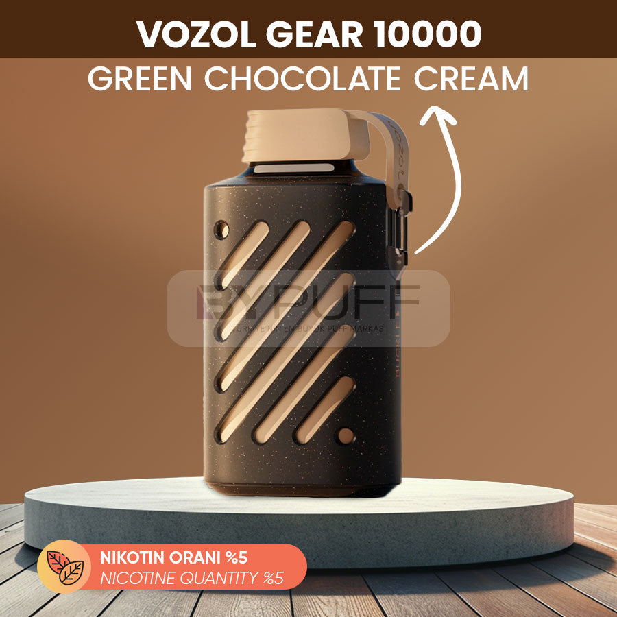 Vozol Gear 10000 Green Chocolate Cream