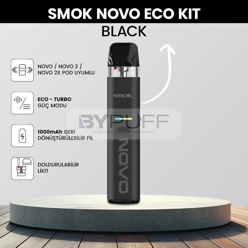SMOK Novo Eco Pod Vape Kit - Black