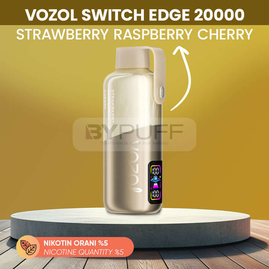 Vozol Switch Edge 20000 Strawberry Raspberry Cherry