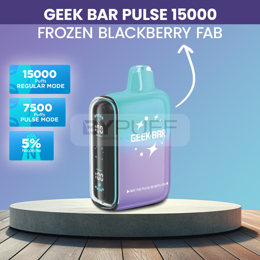 Geek Bar Pulse 15000 Frozen Blackberry Fab