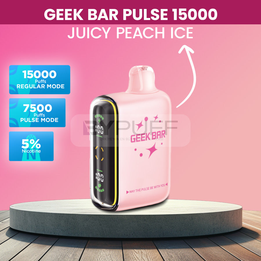 Geek Bar Pulse 15000 Juicy Peach Ice