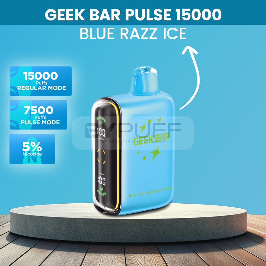 Geek Bar Pulse 15000 Blue Razz Ice