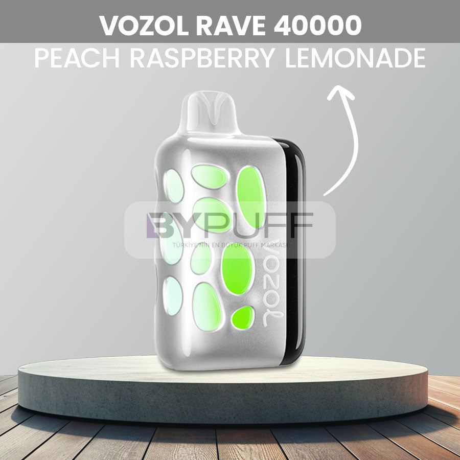 Vozol Rave 40000 Peach Raspberry Lemonade